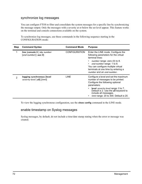 FTOS Configuration Guide for the C-Series - Force10 Networks