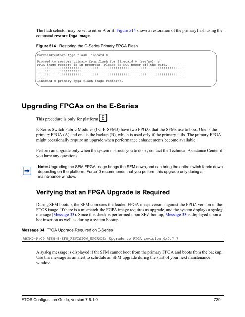 FTOS Configuration Guide for the C-Series - Force10 Networks