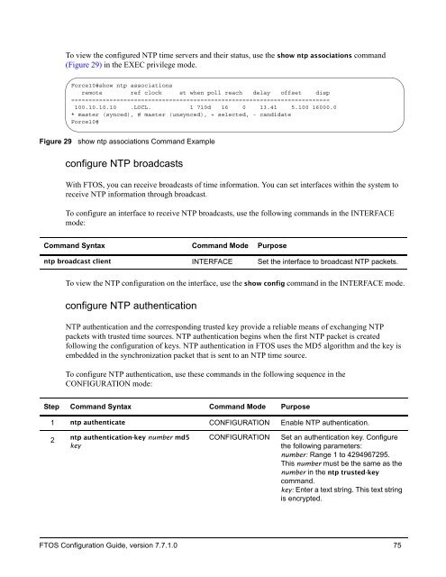 FTOS Configuration Guide for the C-Series - Force10 Networks