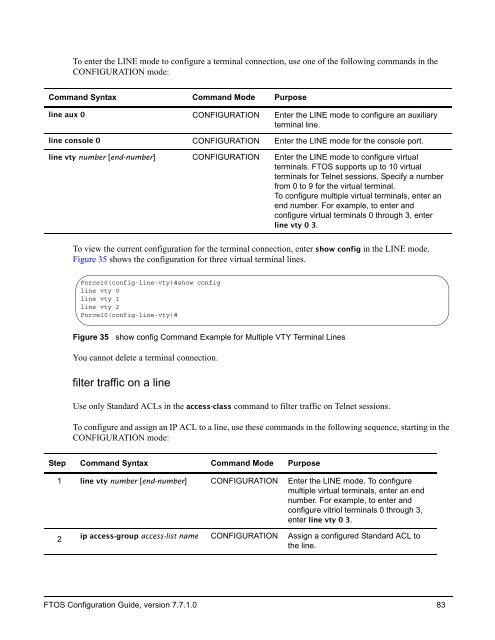 FTOS Configuration Guide for the C-Series - Force10 Networks