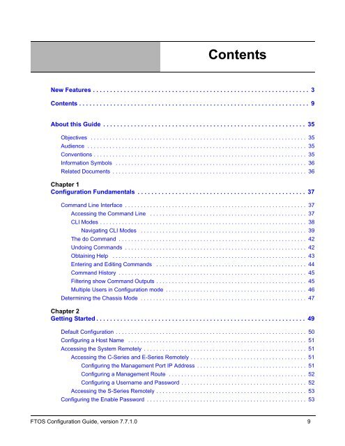 FTOS Configuration Guide for the C-Series - Force10 Networks