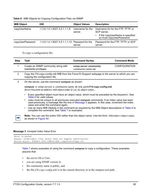 FTOS Configuration Guide for the C-Series - Force10 Networks