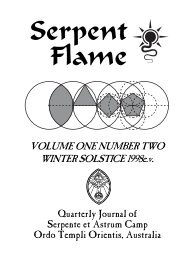 Serpent Flame Vol 1. No.2 - Foosthole.net