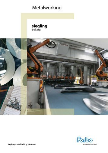 Metalworking - Forbo Siegling