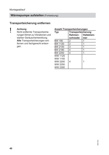 Achtung - KWT Kälte-Wärmetechnik AG - Viessmann