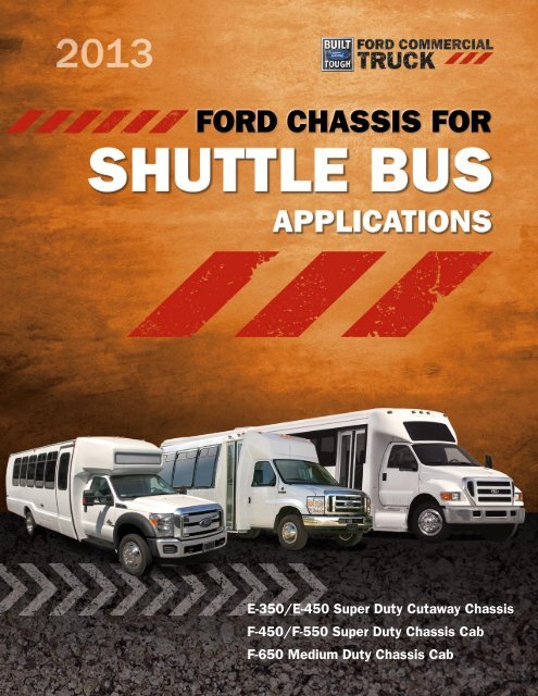 Shuttle Bus Brochure Ford Shuttle Bus Brochure Ford