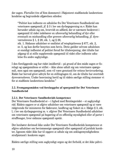 årsberetning fra det veterinære sundhedsråd for årene 1999-2000