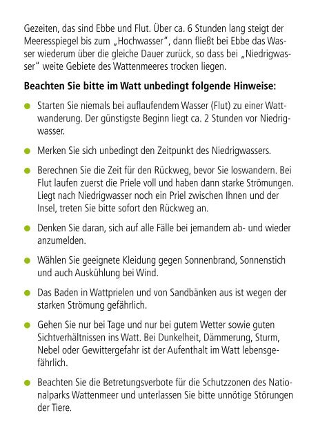 Genießen im Wandel der Gezeiten - Föhr