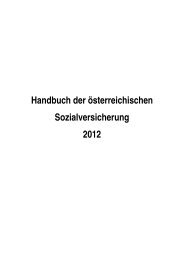 Handbuch der österreichischen Sozialversicherung 2012 - BVA