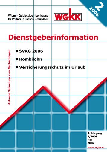 Dienstgeberinformation 02/2006 - Wiener Gebietskrankenkasse