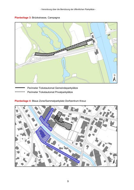 Verordnung über die Benützung der öffentlichen Parkplätze