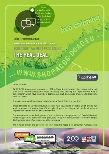 technical specification t surge protection electrician flyer