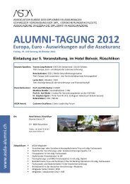 asda alumni-tagung 2012 - IfFP - Institut für Finanzplanung