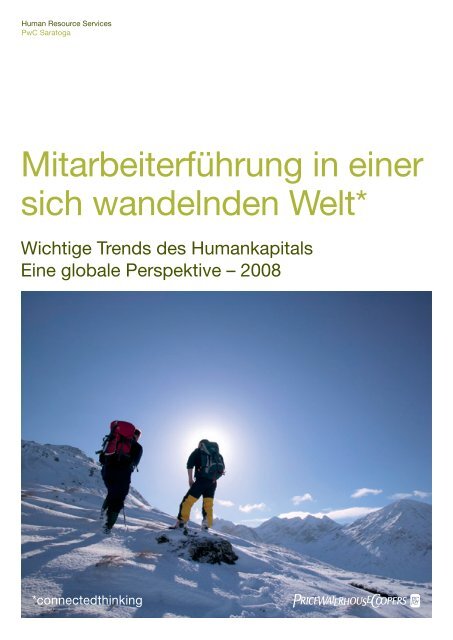 Mitarbeiterführung in einer sich wandelnden Welt* - PwC