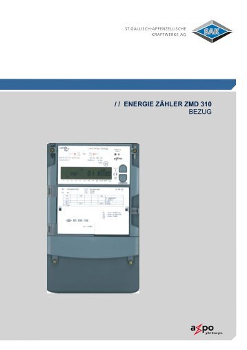 Energie Zähler ZMD 310 - SAK