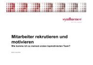 Mitarbeiter rekrutieren und motivieren - Startzentrum