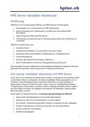 FME Server Geodata Warehose White Paper - Tydac