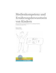 Einflussfaktoren auf das Konsumverhalten der Kinder - Kinderfreunde