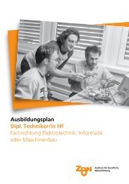 Download Kursbroschüre - ZbW - Zentrum für berufliche Weiterbildung