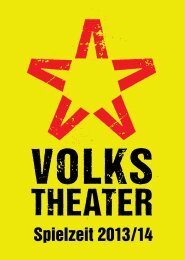 Saisonvorschau 2013/14 - Volkstheater