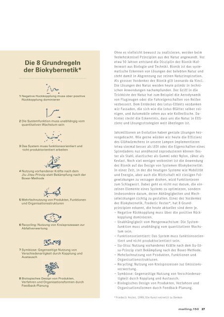 mailing.150_Jubiläumsausgabe - Gruner AG