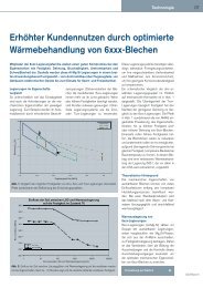 Erhöhter Kundennutzen durch optimierte Wärmebehandlung von ...