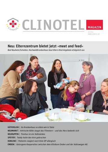 Neu: Elternzentrum bietet jetzt »meet and feed« - CLINOTEL ...