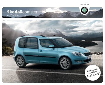 Sondermodell PLUS EDITION - Skoda