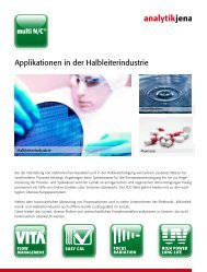 Flyer TOC - Analytik Jena AG