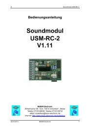 Soundmodul USM-RC - BEIER-Electronic