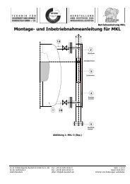 Betriebsanleitung MKL - E.L.B. Füllstandsgeräte Bundschuh GmbH+ ...