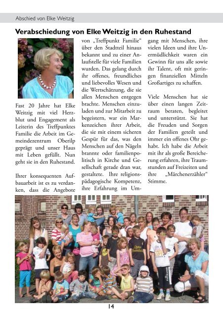 Gemeindebrief Juni-August 2013 - Evangelische Kirche in ...