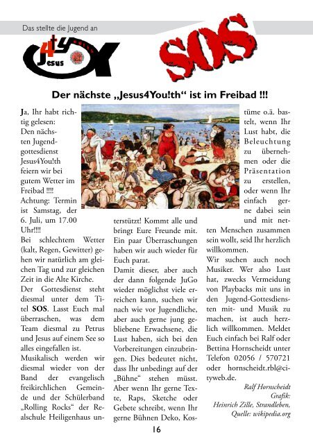 Gemeindebrief Juni-August 2013 - Evangelische Kirche in ...