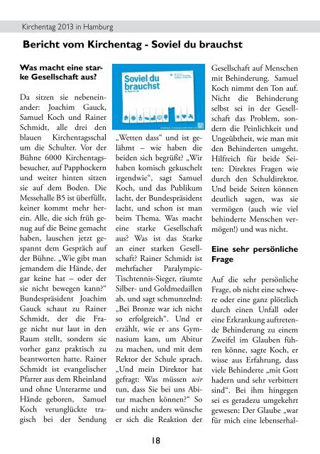 Gemeindebrief Juni-August 2013 - Evangelische Kirche in ...