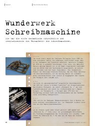 Wunderwerk Schreibmaschine - Finanz Informatik