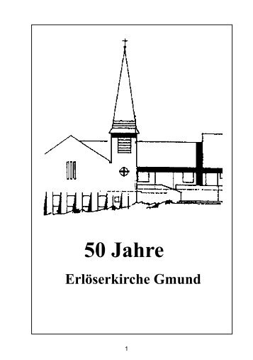 Festschrift 2002 - Evangelische Kirchengemeinde Gmund