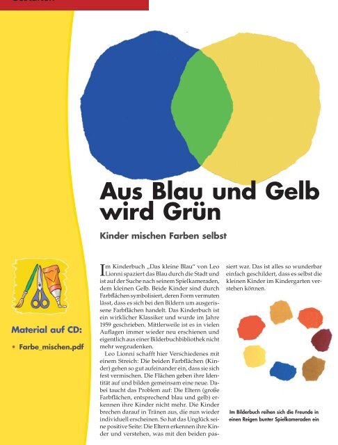 Aus Blau und Gelb wird Grün - Lugert-Verlag.de