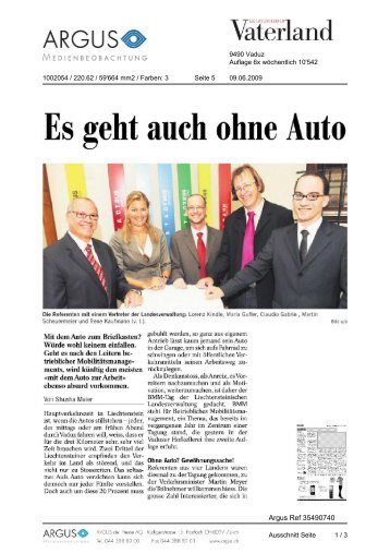 Es geht auch ohne Auto