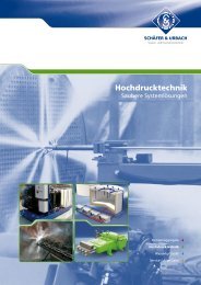 Hochdrucktechnik - SCHÄFER & URBACH