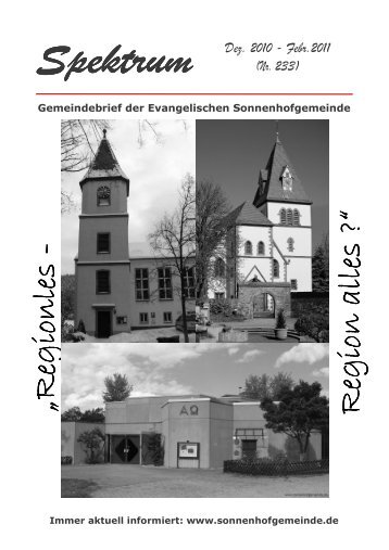 Ausgabe 4 - Sonnenhof-Gemeinde