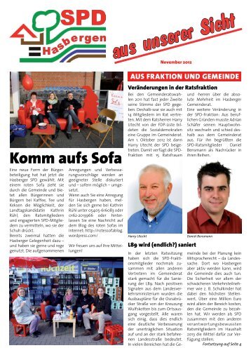 Ausgabe November 2012 - SPD Hasbergen