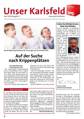 Ausgabe April 2013 - SPD-Karlsfeld