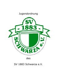 Jugendordnung des SV 1883 Schwarza e.V.