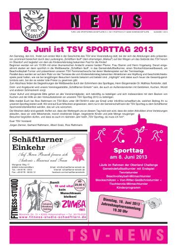 TSV Schaeftlarn NEWS APR2013.pdf - TSV Schäftlarn e.V. 1921