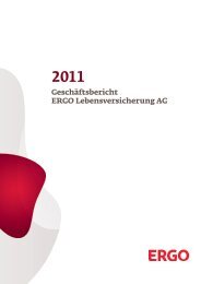 Geschäftsbericht 2011 ERGO Lebensversicherung AG - PDF-Datei