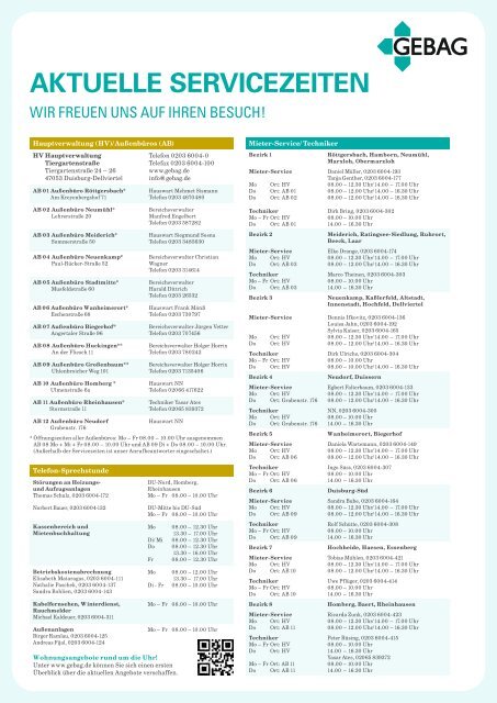 "Mehr als gewohnt" 2/2012 (pdf) - Gebag