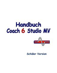 I. Installation Coach 6 Studio MV - NTL Fruhmann