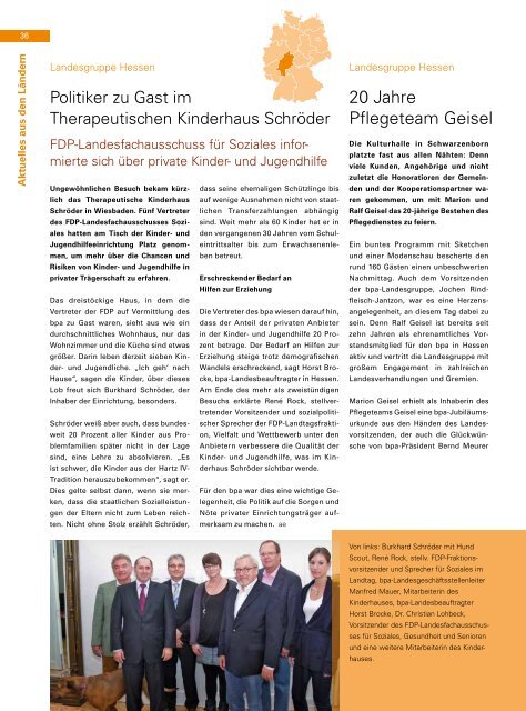 bpa. Magazin - Bundesverband privater Anbieter sozialer Dienste eV