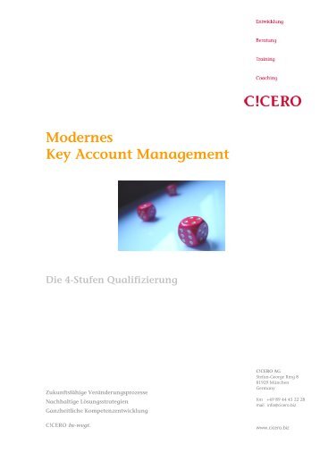 Modernes Key Account Management - C!CERO