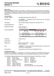 Technisches Merkblatt Balkotec® C - Faku